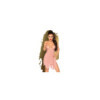 Nuisette et string assorti Rose Sweet beast 